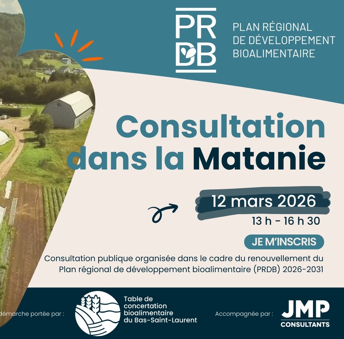 consultation prdb matanie matane 12 mars 2026